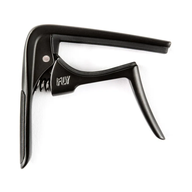 Hassle-Free Returns Dunlop - Trigger® Fly™ Capo Curved - Black - 63CBK