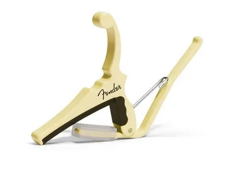 Same Day Shipping Kyser - Fender x Kyser Electric Guitar Capo Olympic White KGEFOWA
