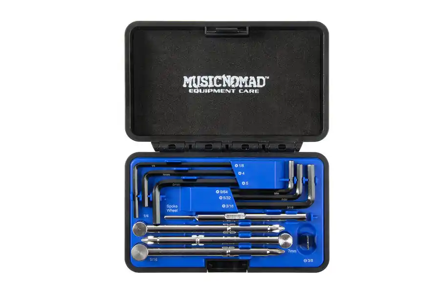 MusicNomad - Premium Guitar Tech Truss Rod Wrench Set - 11 pcs.- MN235 Fan Favorite