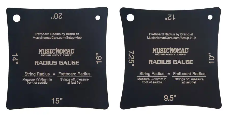 MusicNomad - Precision Radius Gauge Set - 2 Pak- MN603 Express Delivery