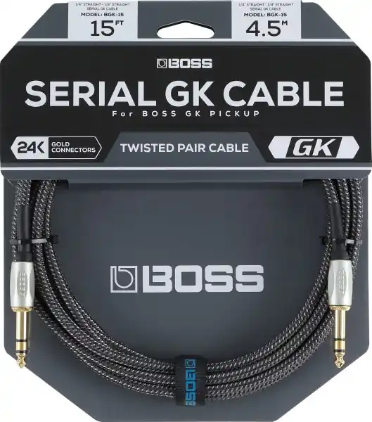 Direct From Factory Boss - BGK-15 - 15 foot TRS GK Digital Cable