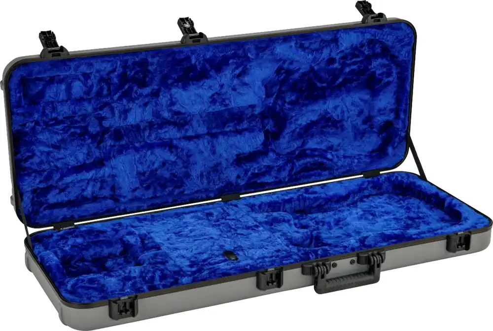 Fender - Deluxe Molded Strat/Tele CaseSilver/Blue099-6102-324 Silver Exclusive Offer