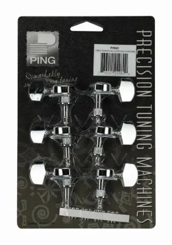 Buy Direct Ping - 6-individual (3+3) Screwless Mount Geared Chrome - P2642