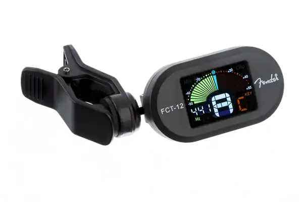 Discount Fender - Fender® FCT-12 Color Clip-On Tuner - Black - 023-9978-100