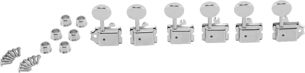 Fender - American Vintage Staggered Tuning MachinesNickel/Chrome(6)099-2074-105 Chrome Genuine