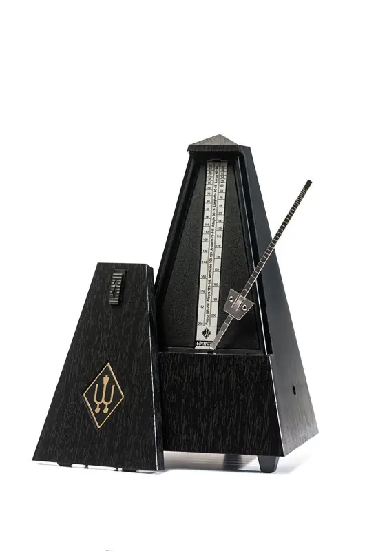 Price Drop Wittner - Plastic Casing Pyramid Metronome Without Bell - Black - 845161