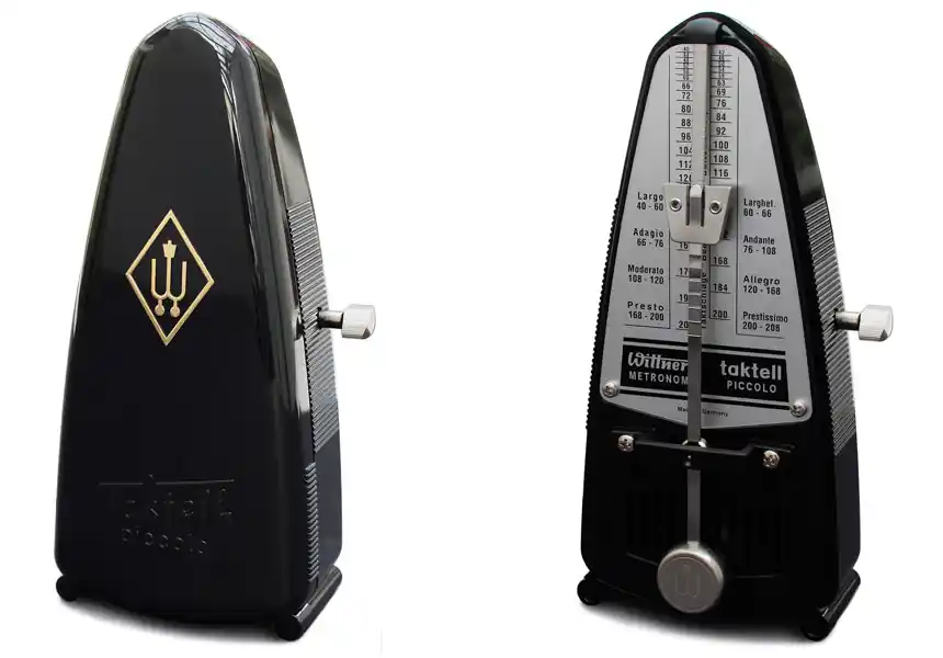Wittner - Taktell Metronome Piccolo 836 Black without bell Metronome Piccolo 836 Black without bell Seasonal Sale
