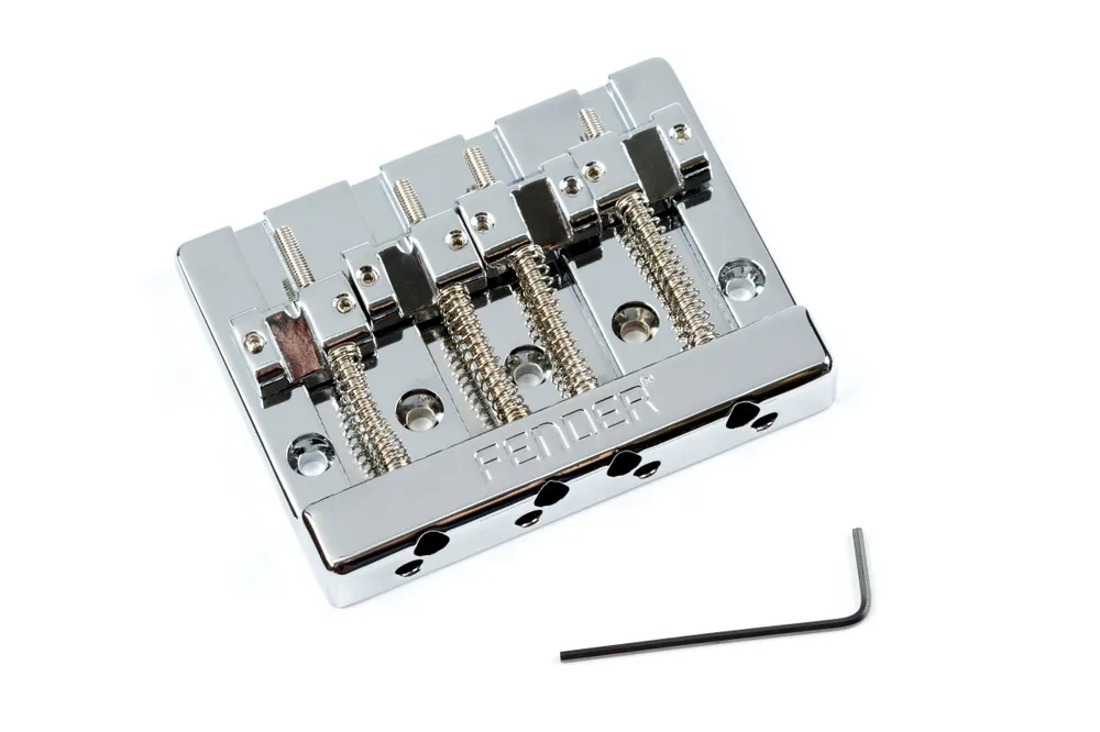 Special Offer Fender - Fender® HiMass™ 4-String Bass Bridge Assembly-Chrome – 0994408000