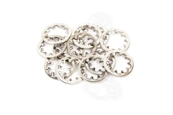 Fender - Potentiometer Locking Washers (12) Nickel – 0016436049 Worldwide Shipping