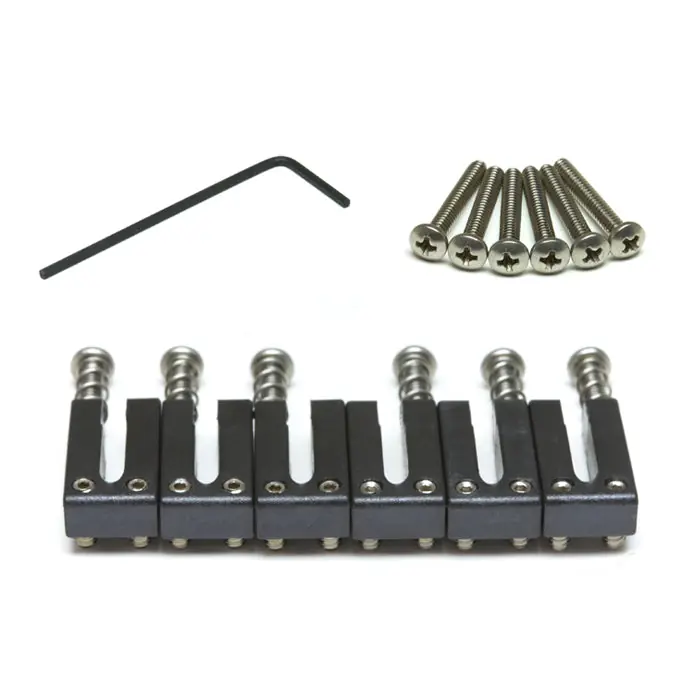 Graph Tech Guitar - String Saver Originals Strat Elite 3+3 Saddles - PS-8002-00 Crafted
