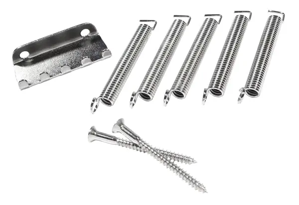 Worldwide Shipping Fender - Pure Vintage Stratocaster® Tremolo Spring/Claw Kit - Nickel 099-2084-000