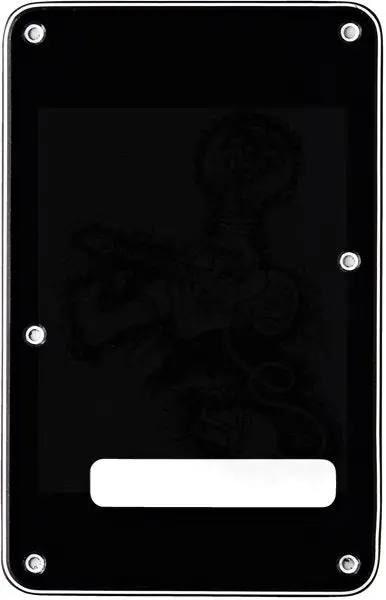 Fender - Backplate Stratocaster® Black 3-Ply – 0991322000 Today Only