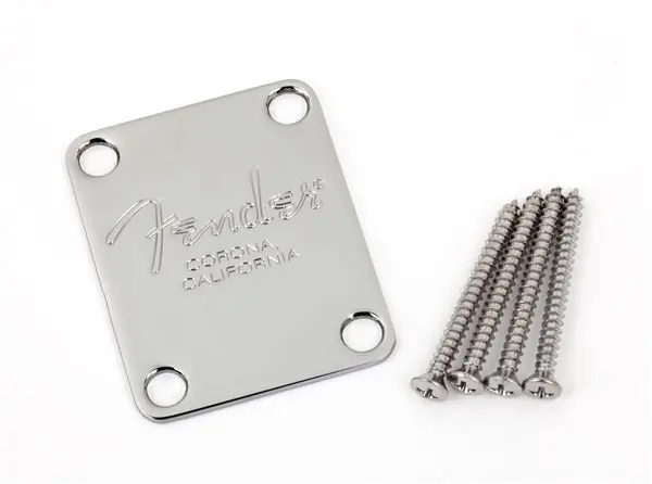Factory Price Fender - 4-Bolt American Series Bass Neck Plate with "Fender® Corona" Stamp (Chrome) 0991446100