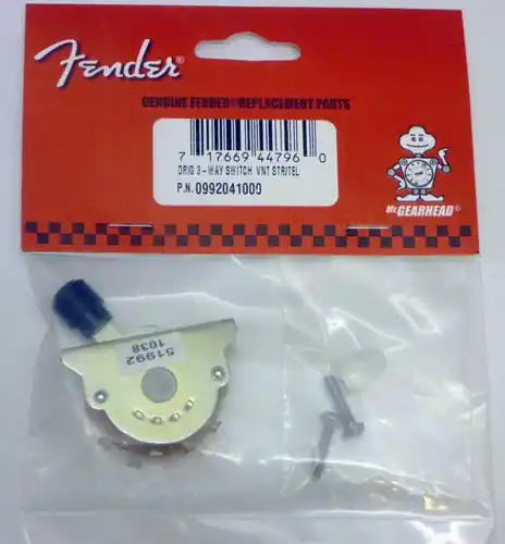 Fender - 3 WAY SELECTOR SWITCH 0992041000 Direct From Factory