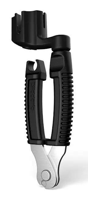 D'Addario Accessories - Pro-Winder White String Winder Cutter & Bridge Pin Puller Black DP0002 Instant Buy