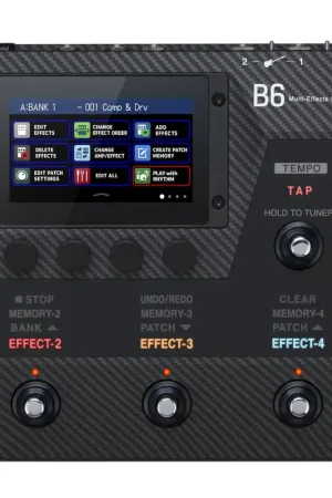Zoom - B6 Advanced Multi-Effects Bass Processor Last Chance