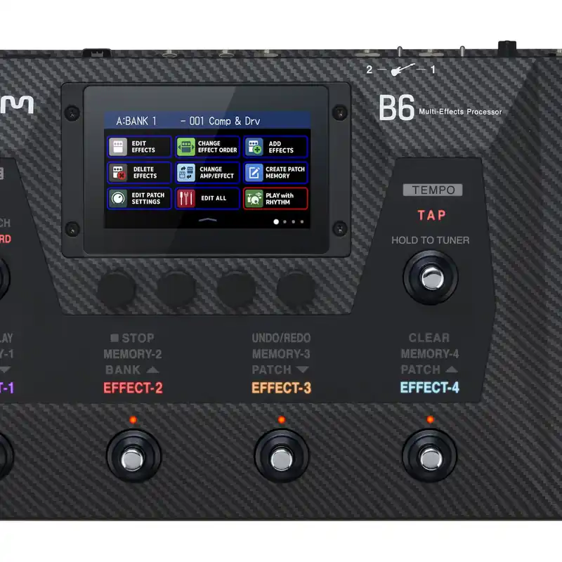 Zoom - B6 Advanced Multi-Effects Bass Processor Last Chance
