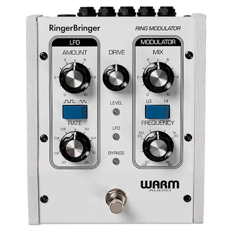 Warm Audio - RingerBringer - 100% Analog Ring Modulation Pedal with LFO, Mod, Frequency & Rate Controls - Limited Edition White - WA-RBW Big Sale