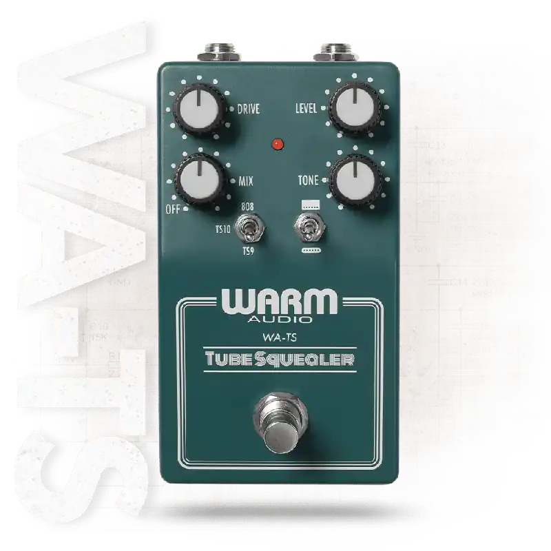 Express Delivery Warm Audio - Tube Squealer - 3-Mode, Soft-Clipping, Tube Amp-Driving Overdrive Pedal - WA-TS