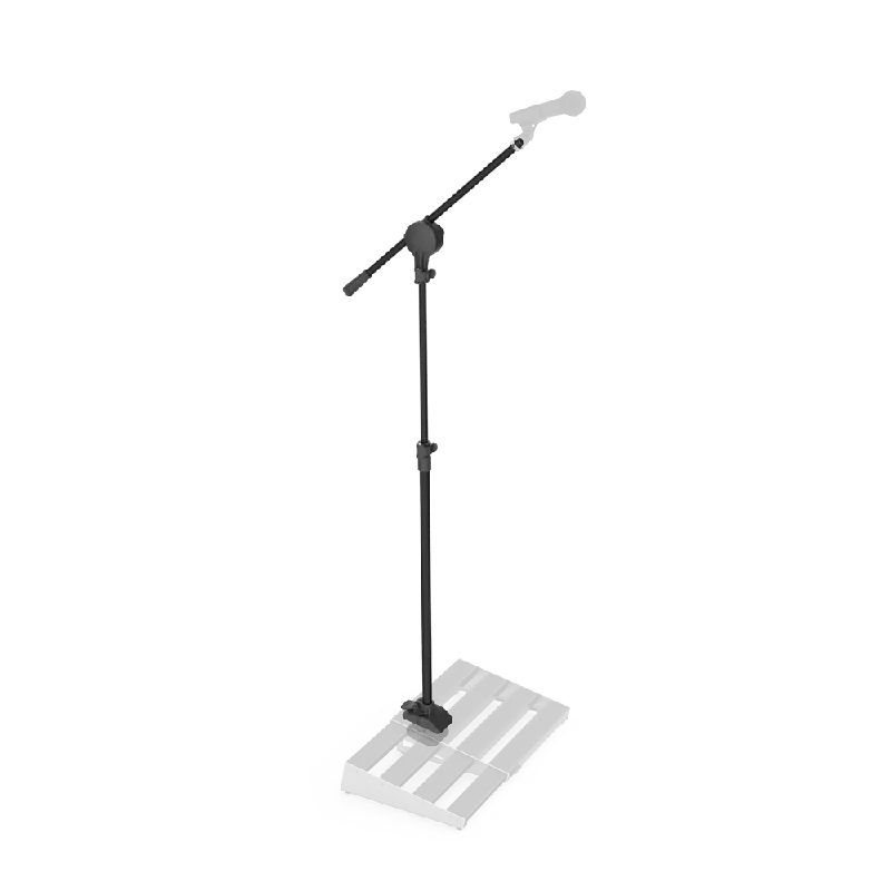 D'Addario Accessories - XPND Pedalboard Adjustable Mic Stand - Black - PW-XPNDPBMS-01 Clearance