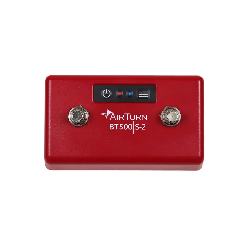 Airturn - Foot Controller with 2 Switches and Bluetooth 5- BT500S-2 Same Day Shipping