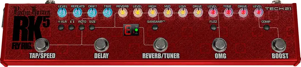 Tech21 - Sansamp -- Richie Kotzen RK5 Signature Fly Rig Cheap