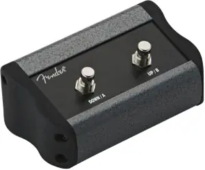 Fender - 2-Button Programmable Footswitch: Preset Up Down - Quick Access - Effects On/Off - or Tap Tempo - with 1/4" Jack - 008-0997-000 Trusted Brand