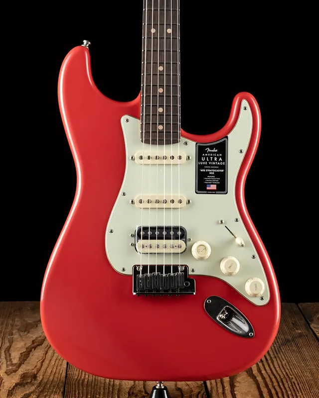 Fender American Ultra Luxe '60s Stratocaster HSS - Fiesta Red Discount