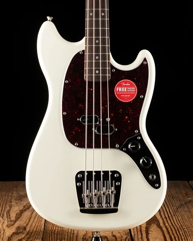 Squier Classic Vibe '60s Mustang Bass - Olympic White Limited Edition