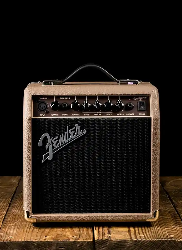 Markdown Fender Acoustasonic 15 - 15 Watt 1x6" Acoustic Guitar Combo - Wheat