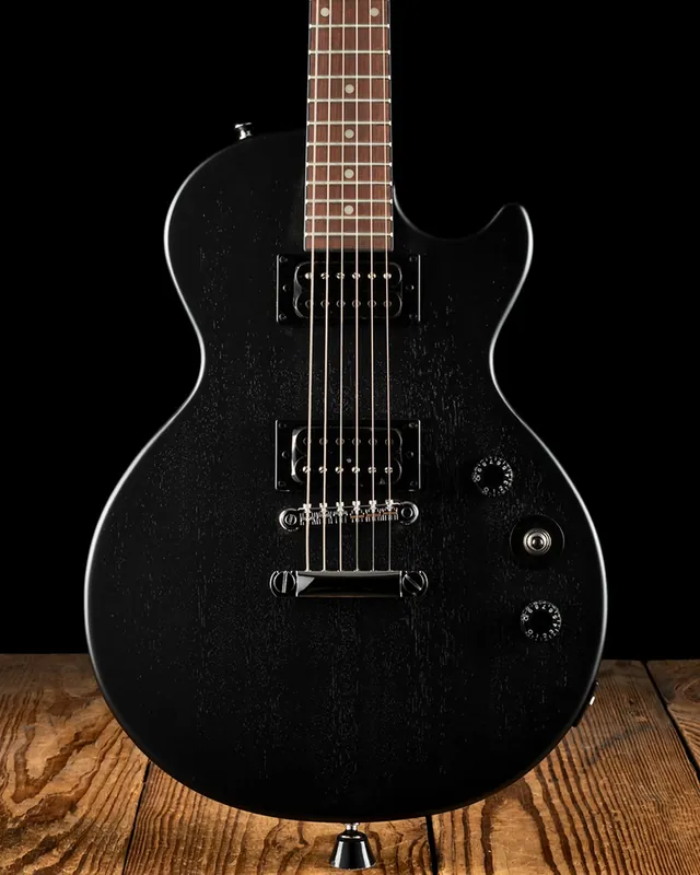 Money Back Guarantee Epiphone Les Paul Special VE - Vintage Worn Ebony
