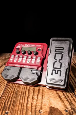 Zoom B1X FOUR Bass Multi-Effects w/Expression Pedal Today Only