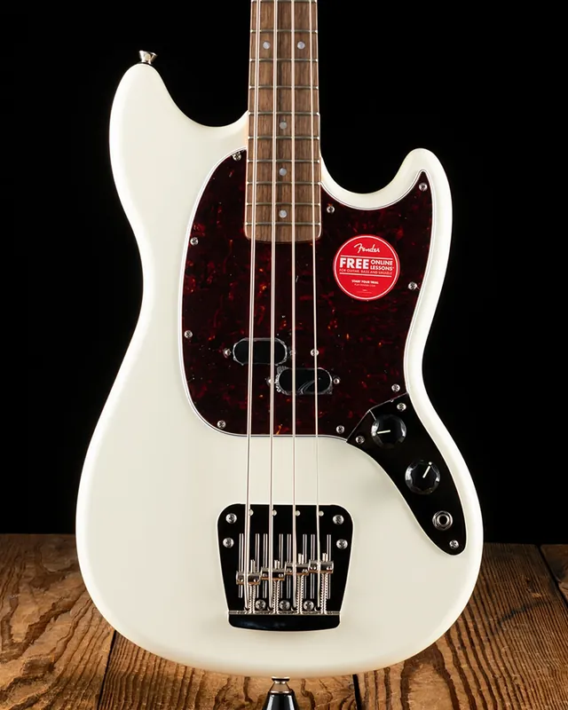 Factory Price Squier Classic Vibe '60s Mustang Bass - Olympic White