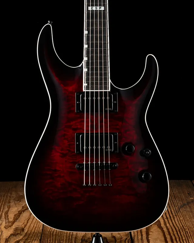 ESP E-II Horizon NT-II - See Thru Black Cherry Sunburst Certified