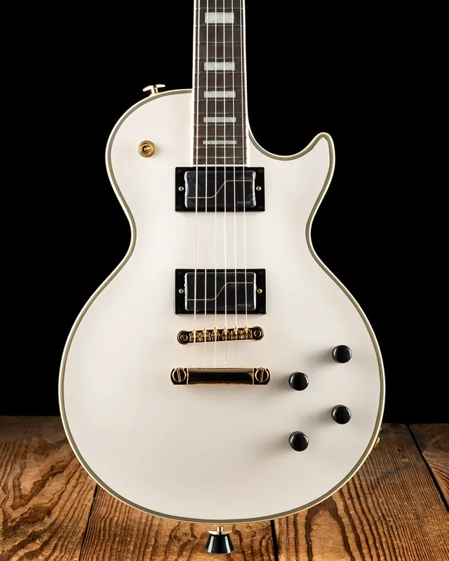 Big Sale Epiphone Matt Heafy Les Paul Custom Origins - Bone White