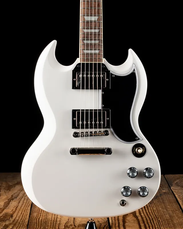 Epiphone 1961 Les Paul SG Standard - Aged Classic White Limited Time