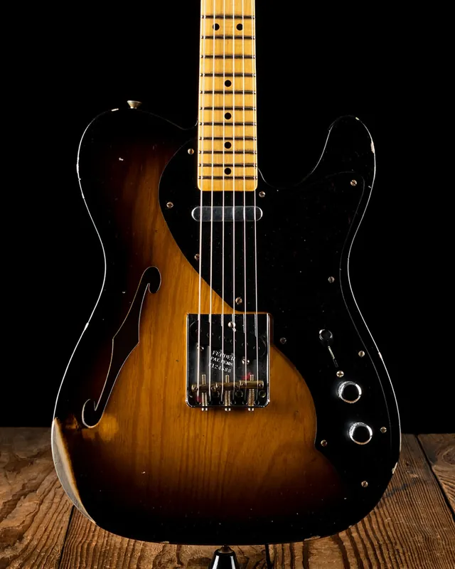 Fender Custom Shop LTD Relic Blackguard Tele Thinline - 2-Color Sunburst Reduced Price