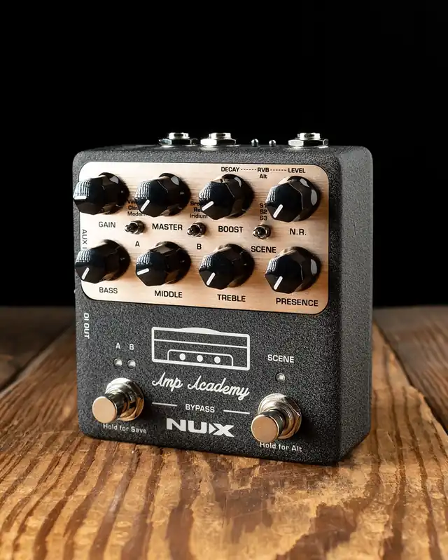 Hassle-Free Returns NUX Amp Academy (NGS-6) Stompbox Amp Modeler Pedal