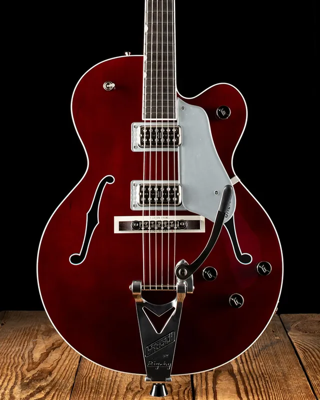 Shop Now Gretsch G6119T-ET Players Edition Tennessee Rose Electrotone - Dark Cherry