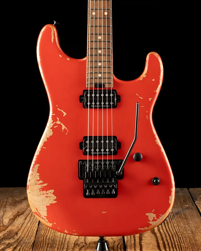 Time-Limited Charvel Pro-Mod Relic San Dimas Style 1 HH FR PF - Weathered Orange