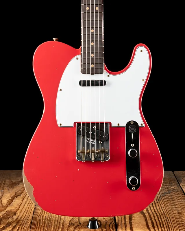 Hot Deal Fender Custom Shop '63 Telecaster Relic - Fiesta Red