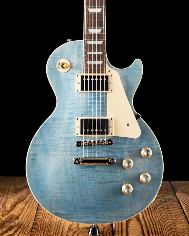 Clearance Gibson Les Paul Standard '60s Figured Top - Ocean Blue