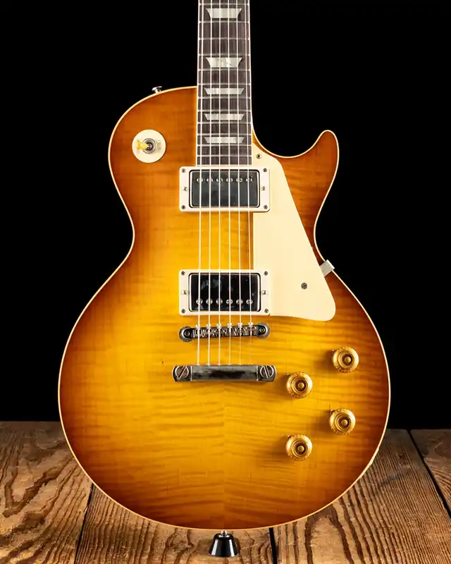 Mega Sale Gibson Custom M2M 1959 Les Paul Standard Reissue - Golden Poppy Burst