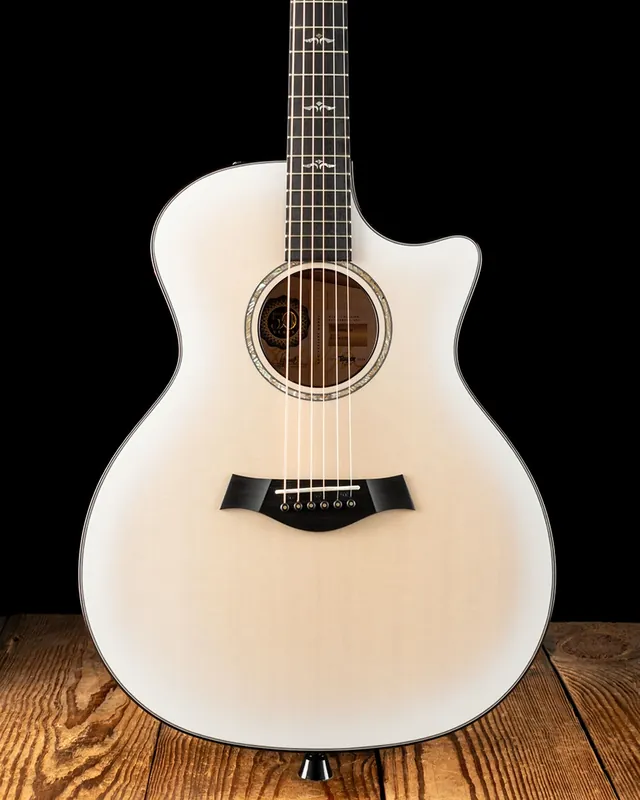 Sale Taylor 50th Anniversary 614ce LTD - Transparent White