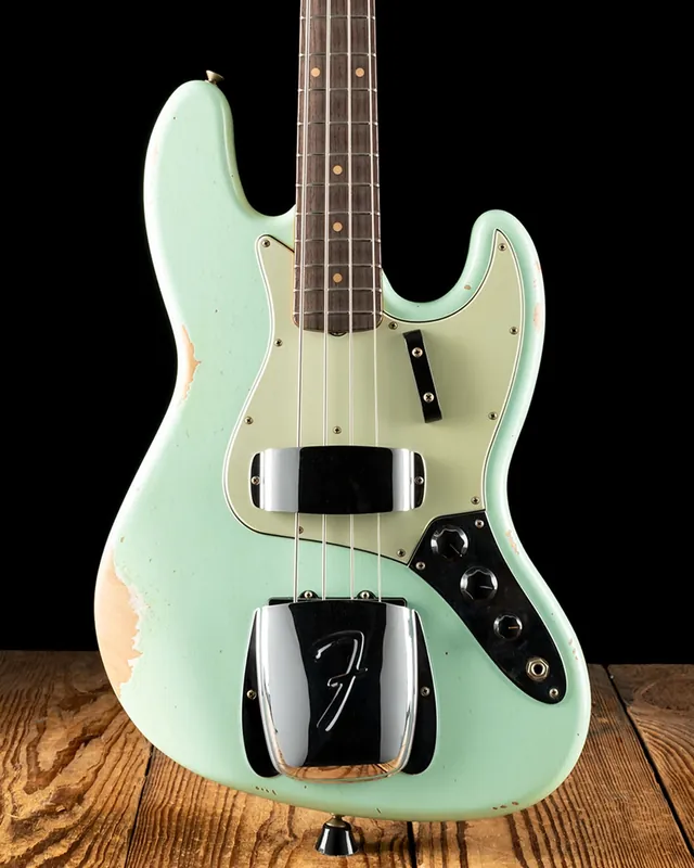 Fender Custom Shop LTD 1964 Relic Jazz Bass - Aged Surf Green Hot Deal