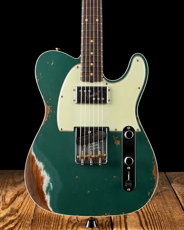Fender Custom Shop LTD CuNiFe Heavy Relic Tele - Sherwood Green Metallic High Quality