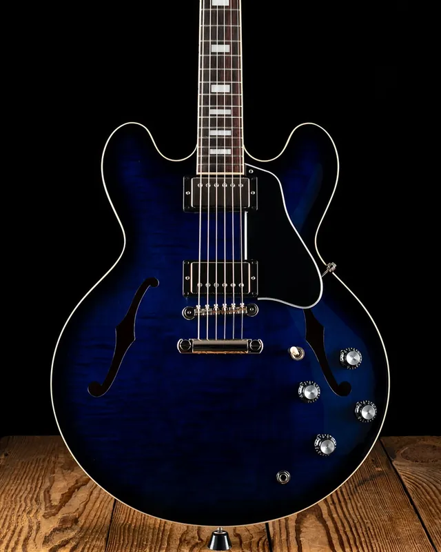 Instant Buy Gibson ES-335 Figured - Deep Ocean Burst