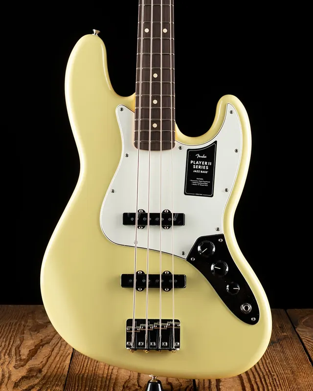 Free Shipping Fender Player II Jazz Bass - Hialeah Yellow
