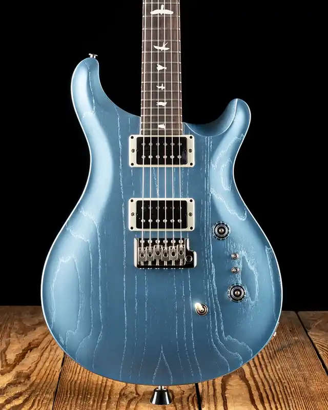 Free Delivery PRS CE 24-08 Swamp Ash Satin Limited Edition - Frost Blue Metallic