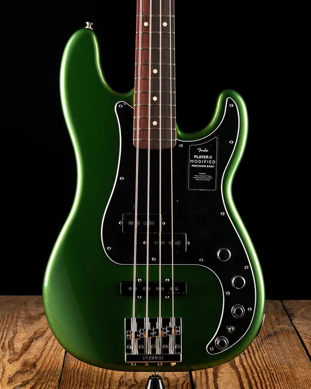 High Quality Fender Player II Modified Active P-Bass - Harvest Green Metallic